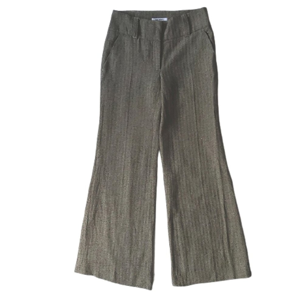 DKNY C Wide Leg Lined Herringbone Trouser- Sz. 2 - Picture 6 of 6